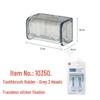 Japan KM.810 Dustproof Double Toothbrush Holder - Simple Design