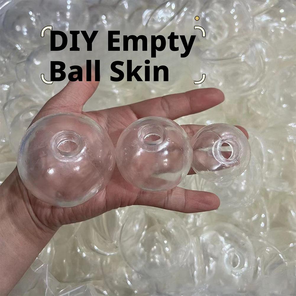 4/5/6CM Empty Water Ball Skin Stress Relieving Hand-made Empty Ball Shell DIY Ball Skin Toy Water Ball Filling Accessories