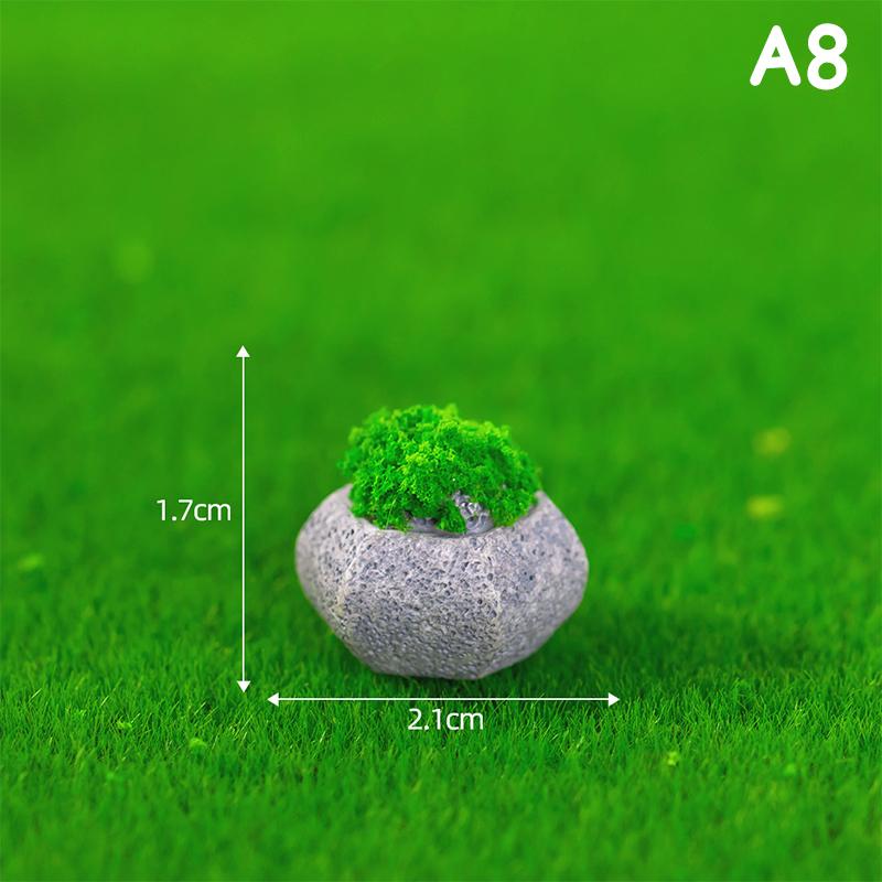 Mini Landscaping House Small Statue Figurine Crafts Figure Ornament Miniatures Home Decoration