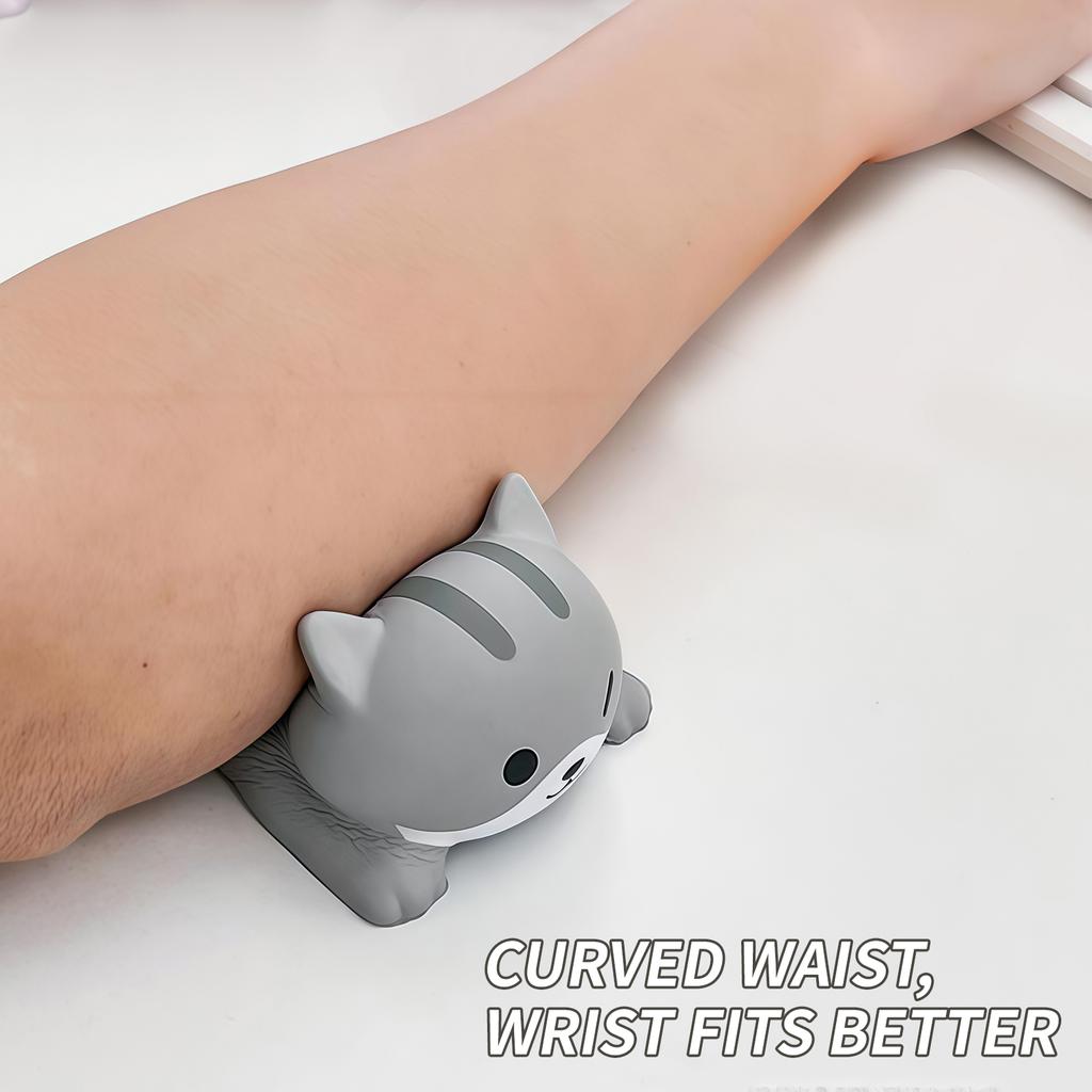 Decompression mouse pad wrist support pad, women's wrist pad, cute cartoon office desk pad, wrist rest, hand rest, hand pillow