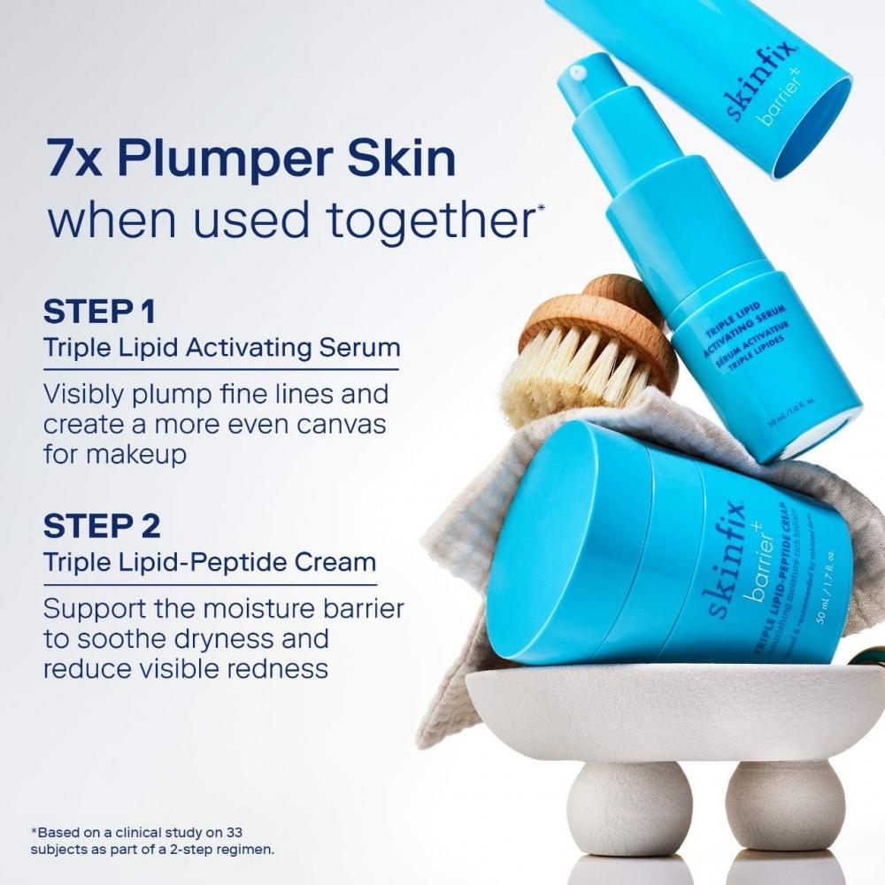 Skinfix Barrier+ Triple Lipid Activating Serum With Plumping Peptides And Niacinamide 1 Oz   30 Ml