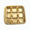 Disposable Sushi Box Plastic Food Container Golden Commercial High End Japanese Sashimi Tray