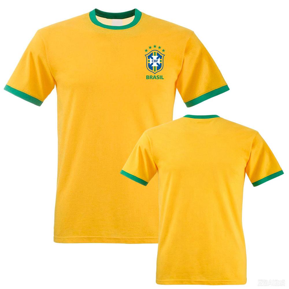 Men Women Tee Brazil 1970 Footbal Jersey Short Sleeve Loose Unisex T-shirt Fashion Design Graphic Print Merch Tshirt Casual Male
