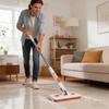 Locking Head Detachable Mini Mop Flexible Clip Face Towel Small Mop Spin Mop  Living Room
