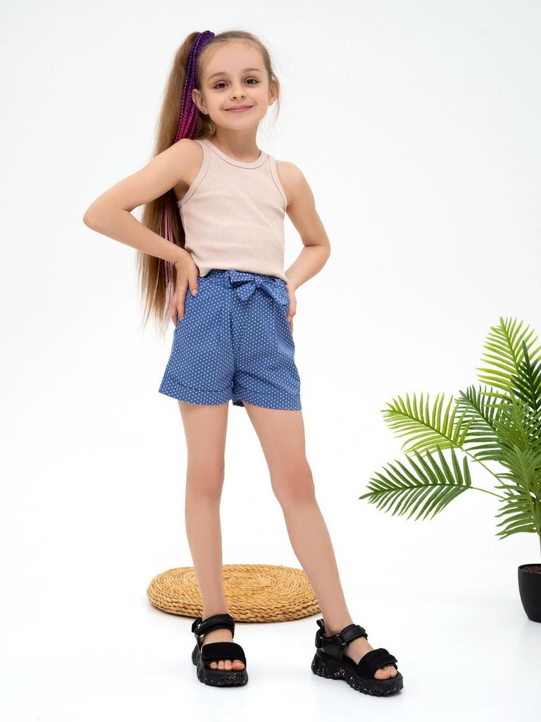 Pantaloncini di cotone a pois ISSA Plus