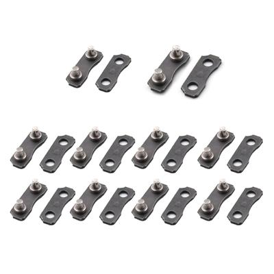 10sets 3/8'' Chain Link Repair Preset Straps Repair Kit Saw Chain 3/8 Fit for LP Pitch 043 .050 Gauge Total Durable Tool