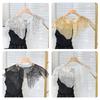 Eye-Catching Sequins Collar Appliques for Clothes Dress Sewing Patches DIY Lapel Wedding Dress Decors Accessories