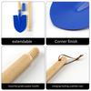 Metal Beach Shovel For Kids Digging 27 Inches Long Toddler Spade Sand Tool Birthday Gifts Baby Sand Toy With Wood Handle