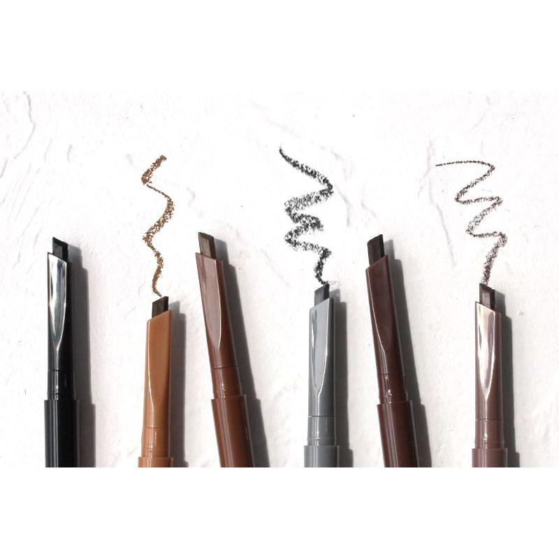 ROZO - Dual Head Eyebrow Pencil + Brush - 6 Colours
