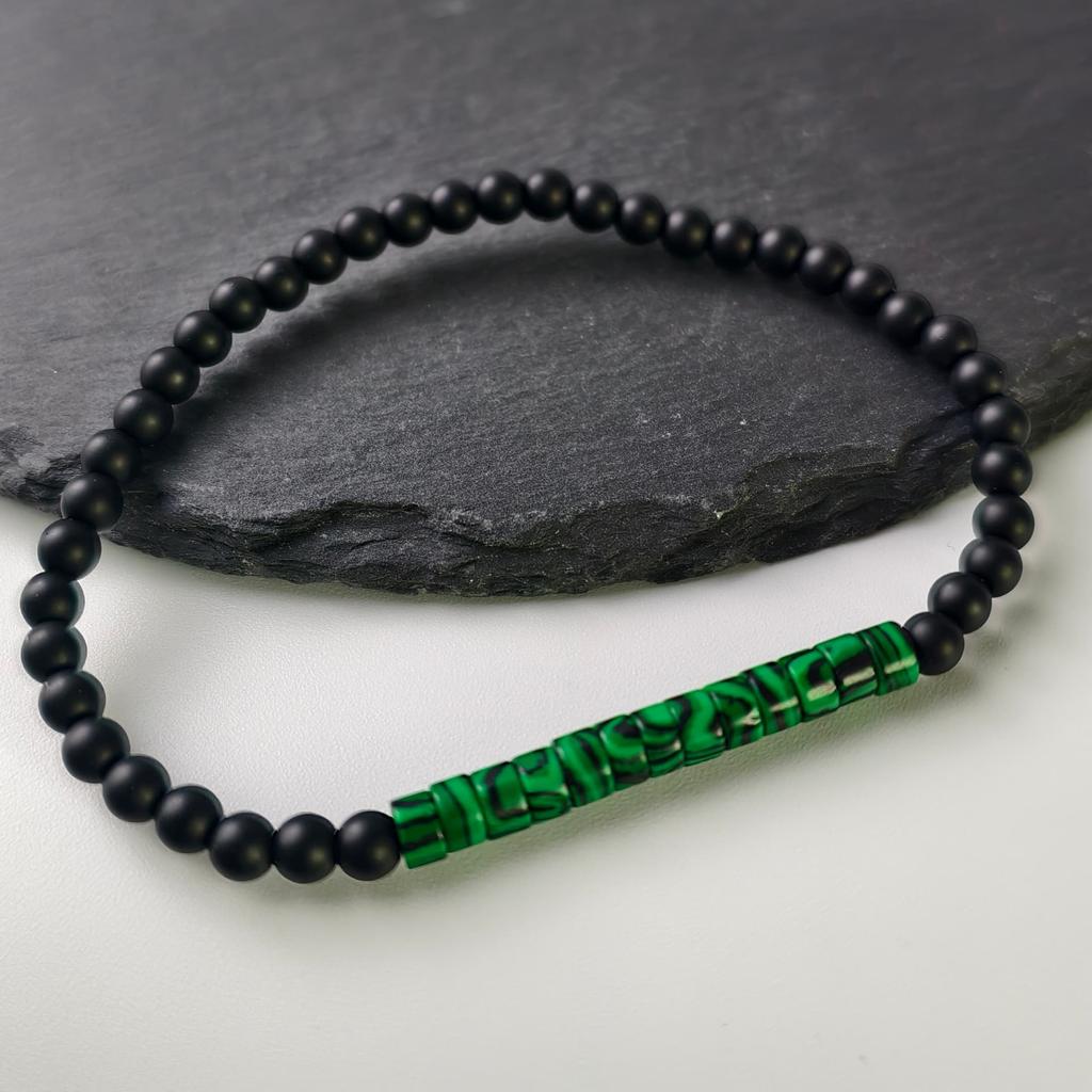 Minimalist 4mm Bead Bracelet Unisex Emperor Onyx Small Stone Braclet Meditation Yoga Strand Braslet Couple Brazalete Pulsera