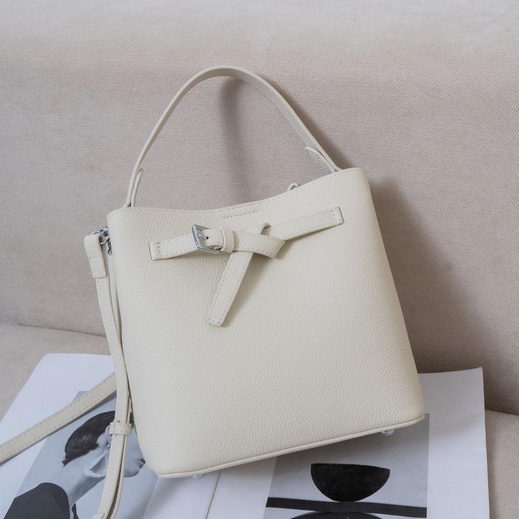 Cowhide Shoulder Women's Bag, Mother and Child Bag, Large-capacity Messenger Lady, Fashionable and Simple Versatile Bag Soft