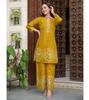 Beautiful Designer Party Wear Cotton Kurta Pant Cord Set Indian Women Bollywood Top Tunic Kurti