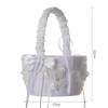 Portable Bridal Wedding Baskets For Flower Girl Wedding Supplies For Bridal Ceremony Party Decoration