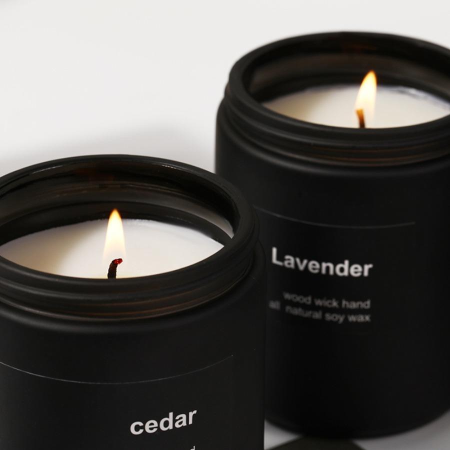 1pc Scented Candles Soy Wax Aromatherapy Glass Jar Candles Novelty Lavender Cup Wax Home Decor Bathing Yoga Relieves Fatigue