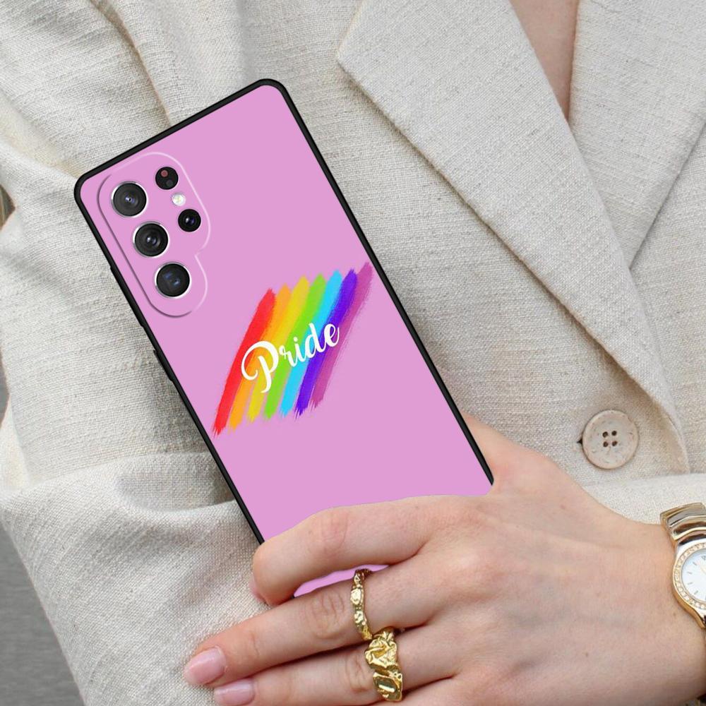 Gay Pride Flag LGBT Cell Phone Case for Samsung Galaxy S26 Ultra S25 S24 S23 S22 S21 S20 Note10 Cover