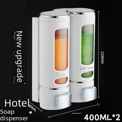 Wall-Mounted Soap & Shampoo Dispenser for Bathroom