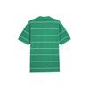 Puma Striped Casual Loose-Fit Polo Shirt Men Tops Green 627122-86