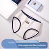 Girls Spring and Autumn Bear Cotton 10A Antibacterial Extension Crotch Breathable Non Trace Middle Waist Triangle Briefs