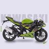 1/12 Scale Kawasaki Ninja ZX-6R Racing Cross-country Motorcycle Toy City Diecast Model Super Sport Miniature Collection Boy Kids Gift
