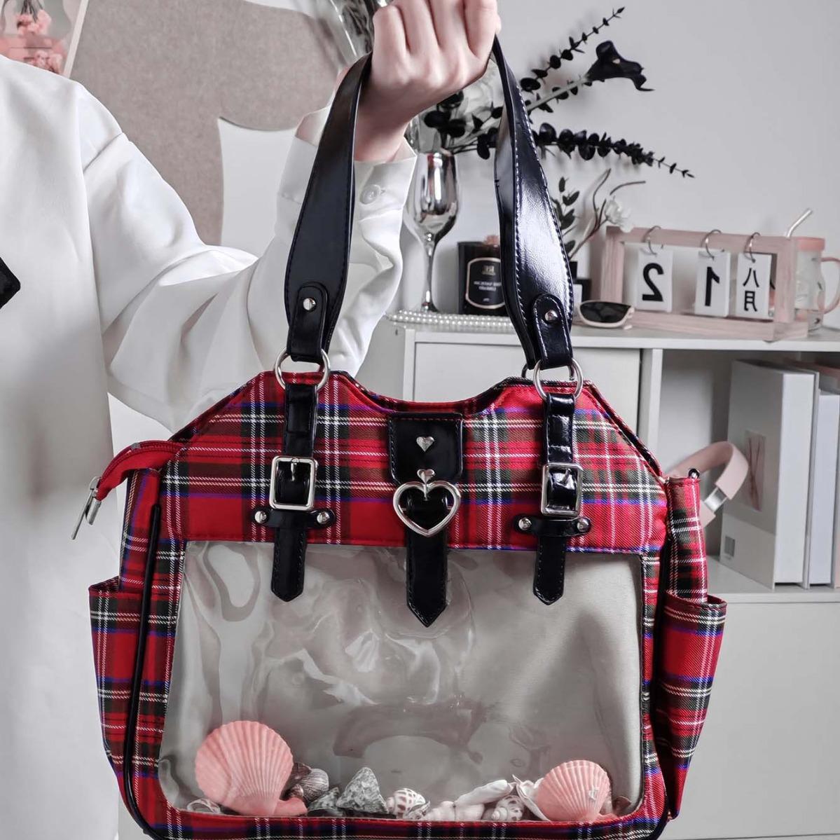 

Женские модные сумки через плечо, сумки-тоуты в студенческом стиле, прозрачные, в корейском стиле, универсальные, большой емкости, сумки через плечо