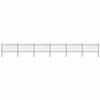 VidaXL Garden Fence with Spear Top Steel 1070 X 100 Cm Black 277616