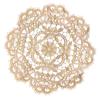 Lace Embroidery Cloth Water Soluble Flower Table Cloth Tablecloth European Fabric Coffee Table Cloth Throw Pillow Embroidery Round Cushion