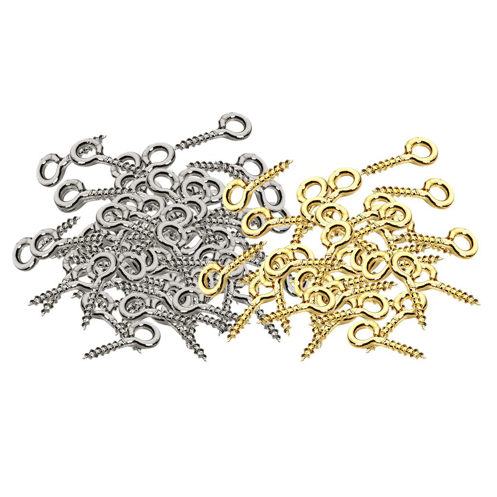 Eye Pins Hooks Iron Plated Pins for Hijabis Decorative Safety Pin Jewelry Making Beads for Craft Projects