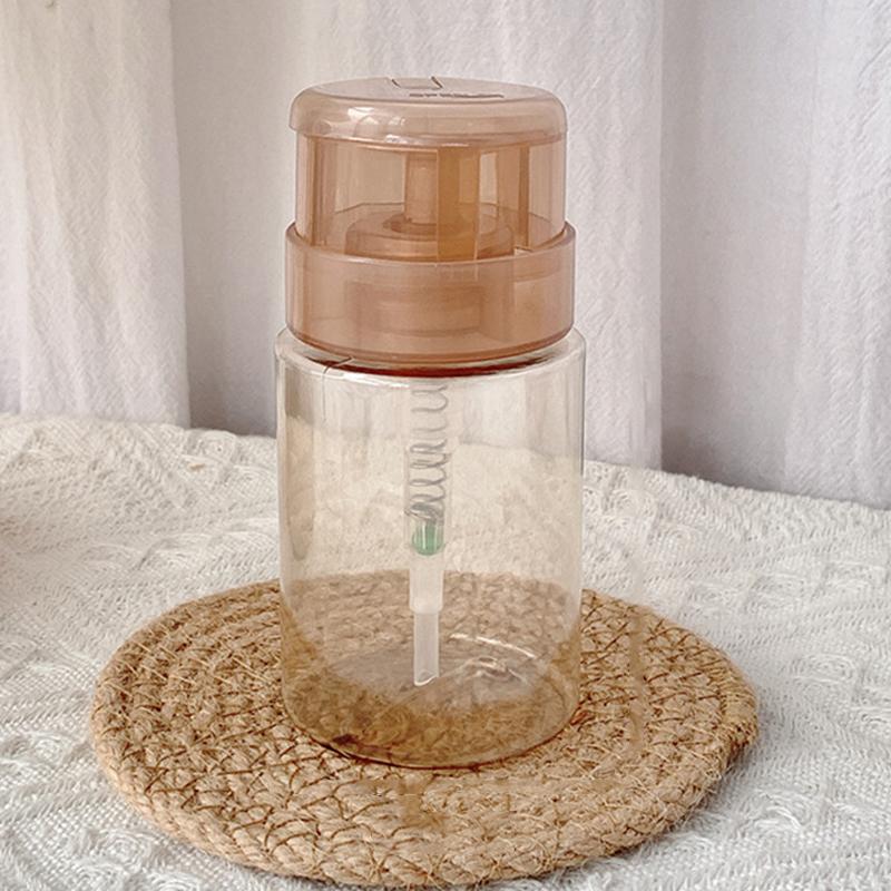 

Nail Refillable Bottles Empty Press Pump Dispenser Nail Art Polish Remover Cleaner Makeup Bottle Manicure Tool A2