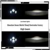 Harley Wrangler 7-inch LED Headlight with Angel Eye, DRL, and Turn Signal