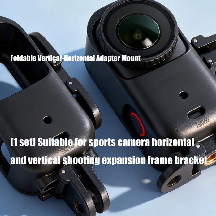 MultiPurpose Camera Frame Foldable Claw Clip Shockproof Features for Action Camera Various Photography Accessories