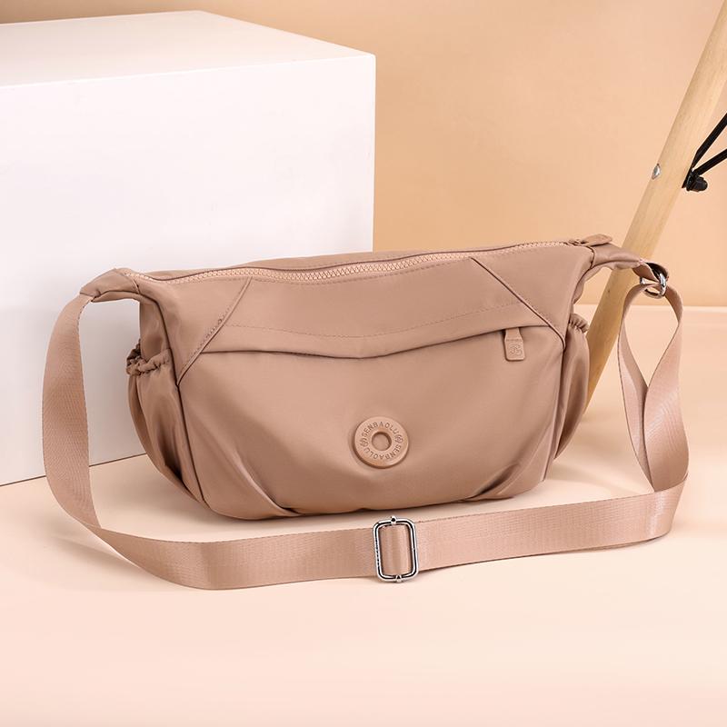 Water-Resistant Nylon Handbag Women's Lightweight Multi-Compartment Large Capacity Shoulder Bag