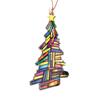Book-Themed Decoration High-Quality Christmas Tree Decoration Christmas Ornament Vibrant Acrylic Book Ornament For Bookshelf