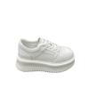 European Station Muffin Sole Little White Shoes Women's Autumn 2024 New Breathable Fashion Versatile Small Height-increasing Board Shoes