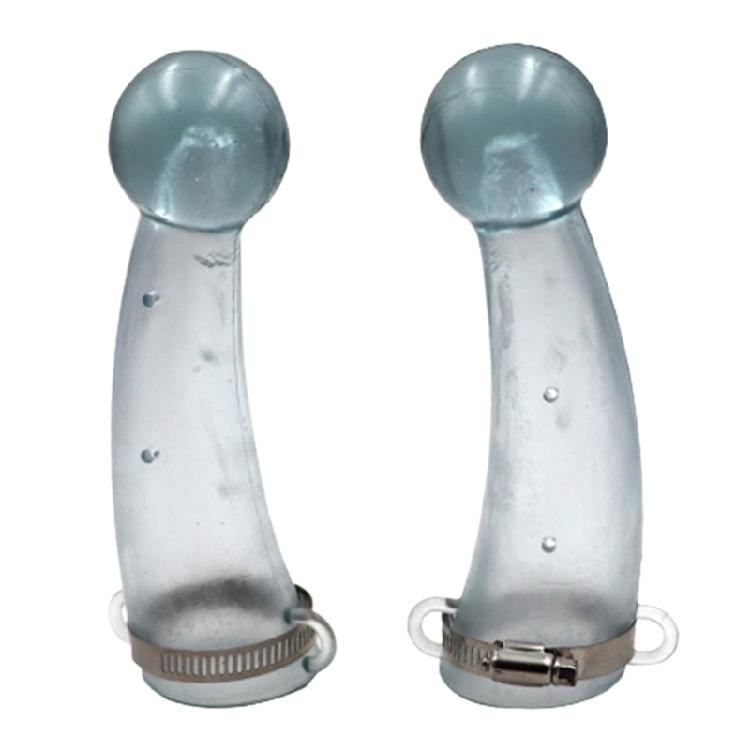 

2Pcs Horn Protector Silicone Anti-Fight Protective Covers Safe & Elastic 1