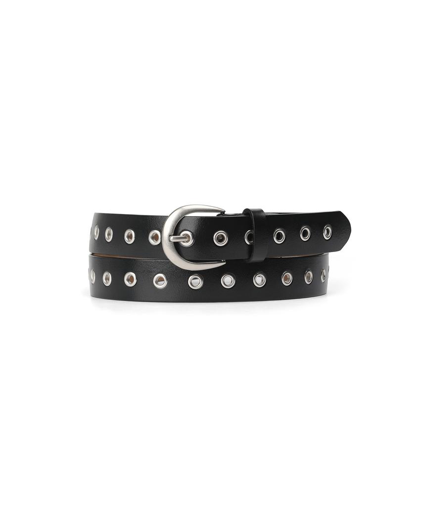 Ledeoli Polished Eyelet Belt [2 Colors]
