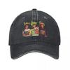 TLC Graphic Print Unisex Cotton Blend Demin Cap Lightweight Mens Hats Mens Baseball Cap
