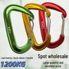 Outdoor Multifunctional Carabiner: Camping Hammock Swing with Safety D-Type Quick Release Hook