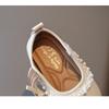 Girls Bow And Pearl Decor Mary Jane Flat Shoes