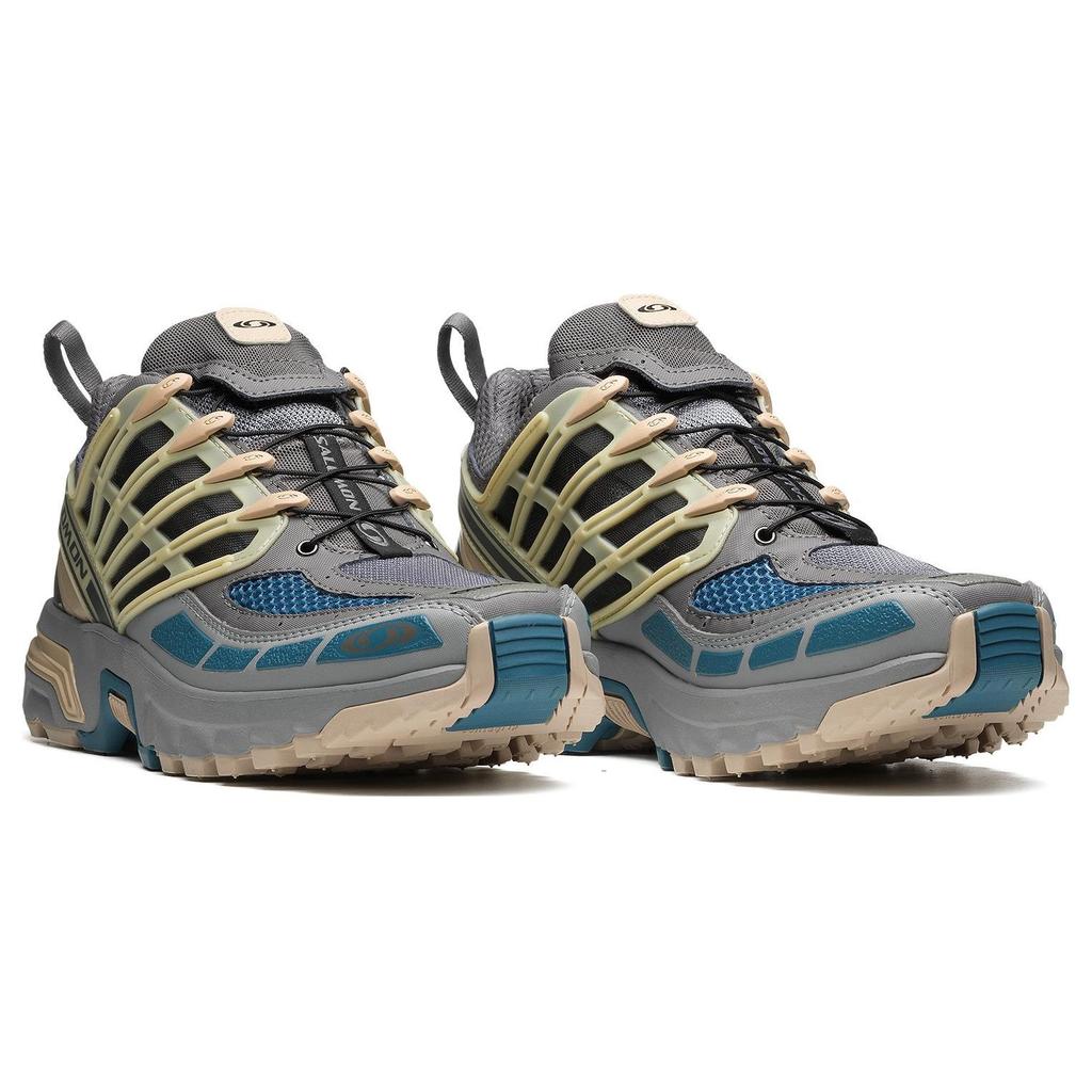 SALOMON Acs Pro Round Toe Comfortable Durable Low Top Outdoor Functional Shoes Unisex Shoes Medium-Gray 472990