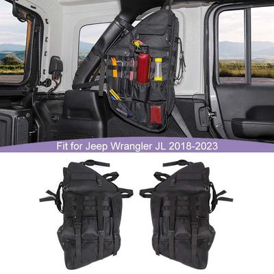 Roll Cage Storage Bag Organizer Fit For Jeep Wrangler JL 2018-2023 4-Door Version Stowing Tidying Car Accessories