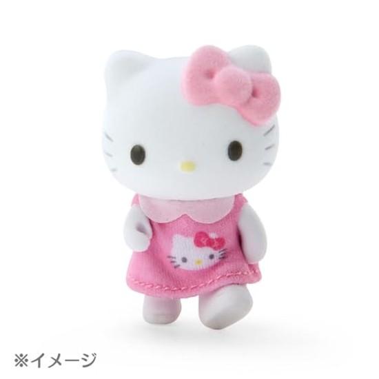Sanrio Pitatto Friends (Mini) Flocked Doll Dress-Up Figure My Melody Melo-chan 6.83.63cm Character 604208