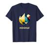 Minimal Techno Music Retro Design Raver EDM Party 90s T-Shirt