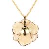 30mm Golden Necklace Chain with 24k Gold Dipped Pendant Gift For Women
