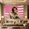 Kpop Banner Gift Skz I.N In a Suit Pink American Flag Tapestries Aesthetic Wall Hanging Bedroom Dormitory Background Cloth SKids