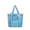 Storage Bag Beach Tote Bag PVC Travel Shoulder Bag Portable Transparent Mesh Bag  Washing
