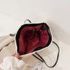 Fashion Casual Women's Totes  Autumn Winter Korean Version Plush Shoulder Bag Solid Color All-Match Large Capacity Tote Bags