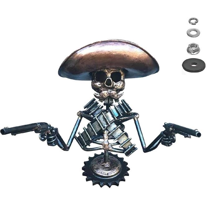 Hood Ornament Cowboy Skull Gunslinger Car Hood Ornaments Car Truck Hood Ornament Skull