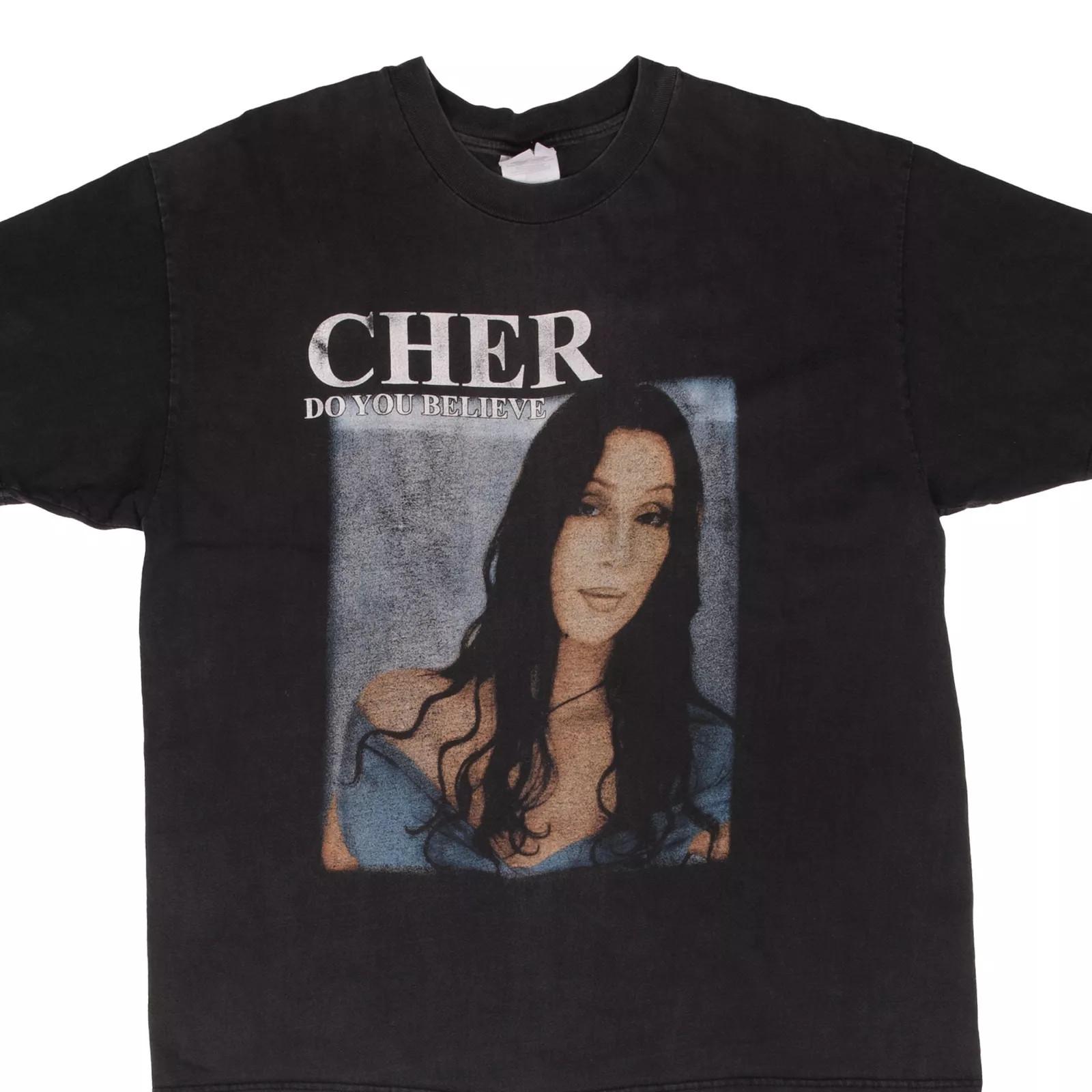 VINTAGE CHER DO YOU BELIEVE 1990S CONCERT TEE SHIRT EM0100 Unisex T-Shirt S