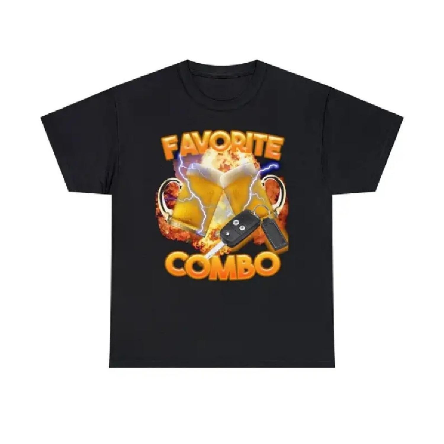 

Favorite Combo - T-Shirt - Funny Shirt Humour Shirt Meme Shirt Gift ShirtOffensive Shirt XXXXXL чорний