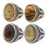 2026 Jewelry European and American Personalized Retro Inlaid Gemstones Men's Jewelry Exquisite Ring Accessories Gifts
